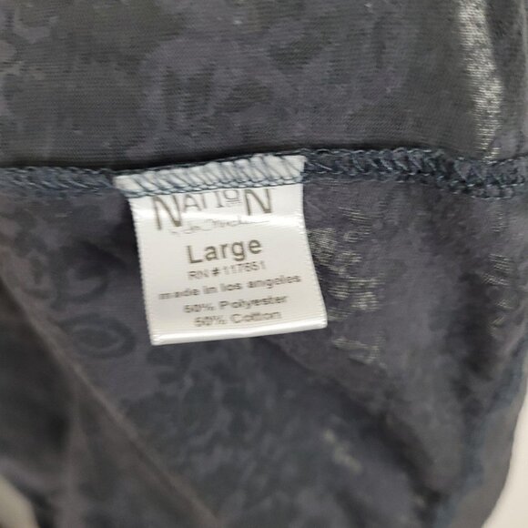 Nation by Jon Menshen Large Dark Gray Long Sleeve - Picture 3 of 4
